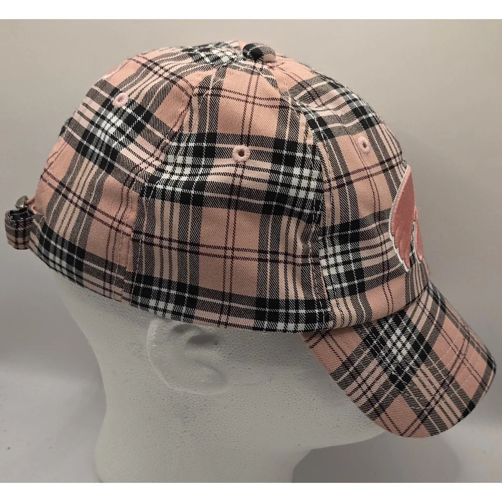 Top of the World Iowa Hawkeyes Cap Hat NCAA‎ Womens OSFM Pink Plaid